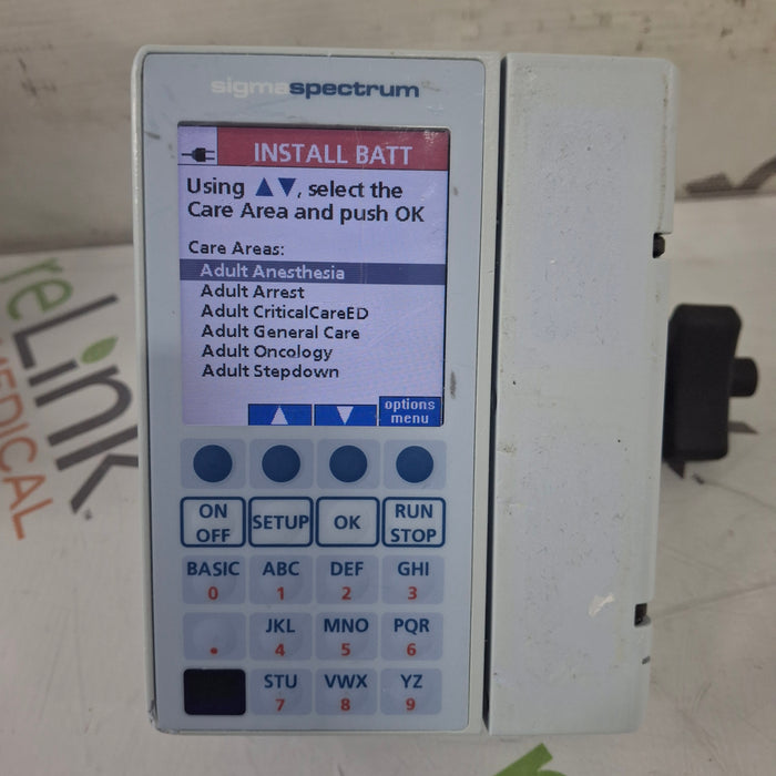 Baxter Sigma Spectrum 8.00.03 w/o Battery Infusion Pump