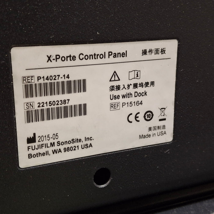 Sonosite X-Porte Mobile Cart w/ Control Panel