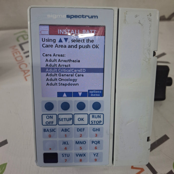 Baxter Sigma Spectrum 8.00.03 w/o Battery Infusion Pump