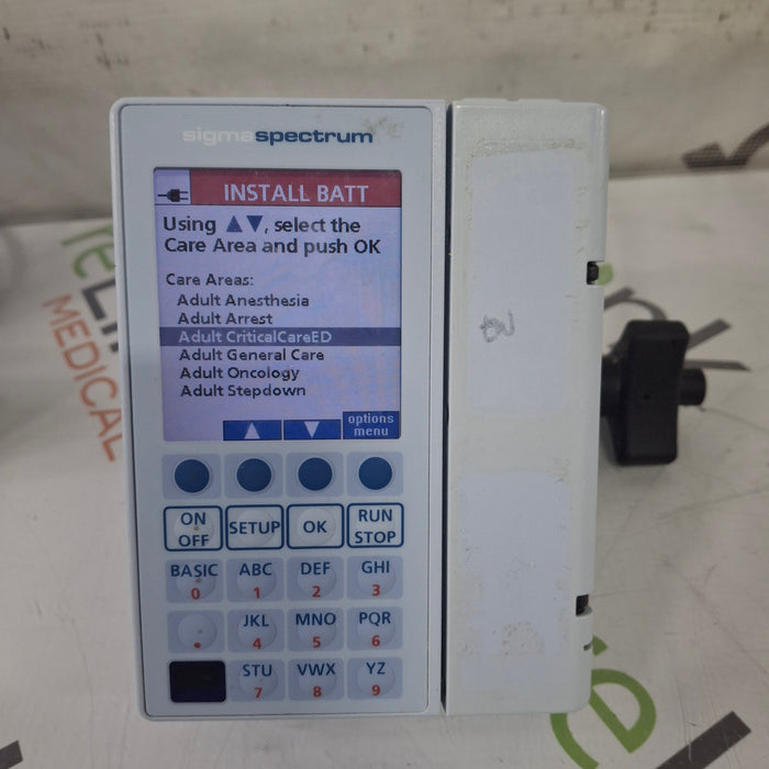 Baxter Sigma Spectrum 8.00.05 w/o Battery Infusion Pump