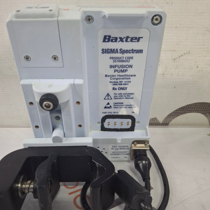 Baxter Sigma Spectrum 8.00.03 w/o Battery Infusion Pump