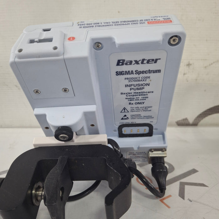 Baxter Baxter Sigma Spectrum 8.01.00 w/o Battery Infusion Pump Infusion Pump reLink Medical
