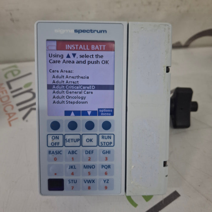 Baxter Sigma Spectrum 8.00.05 w/o Battery Infusion Pump