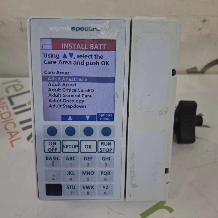Baxter Sigma Spectrum 8.00.03 w/o Battery Infusion Pump