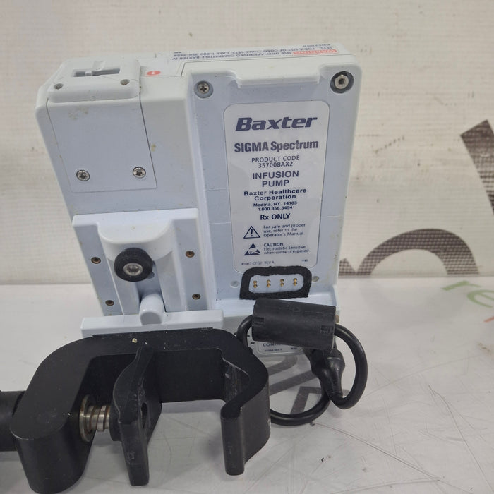 Baxter Sigma Spectrum 8.00.03 w/o Battery Infusion Pump