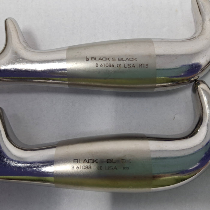 Black & Black Surgical Tebbetts Fiber-Optic Retractor Set