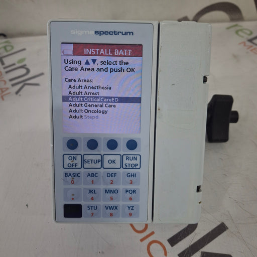 Baxter Baxter Sigma Spectrum 8.01.00 w/o Battery Infusion Pump Infusion Pump reLink Medical
