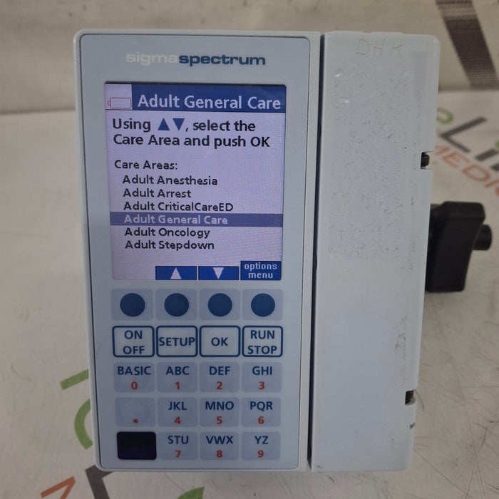 Baxter Sigma Spectrum 8.00.03 w/o Battery Infusion Pump