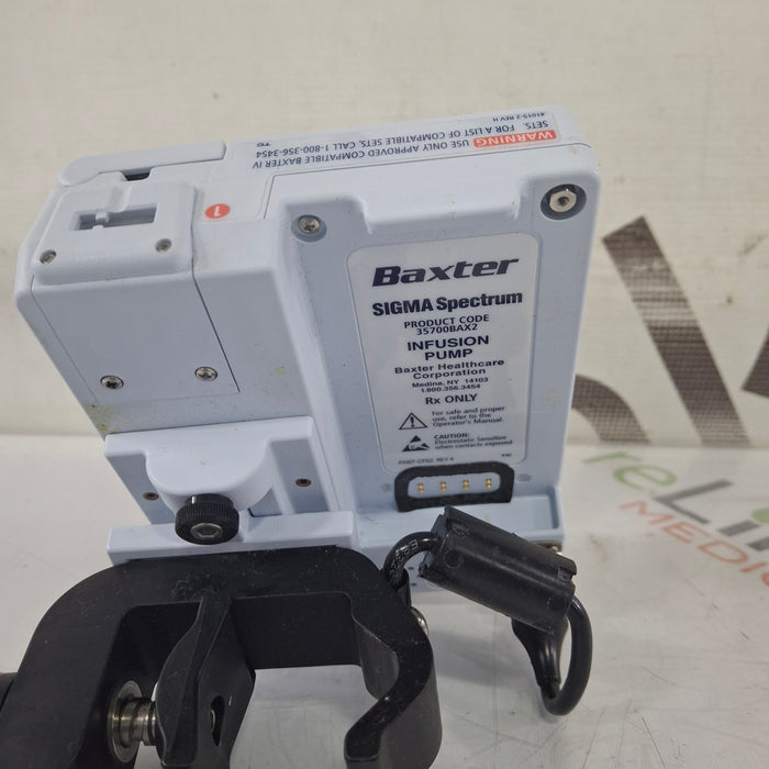 Baxter Sigma Spectrum 8.00.03 w/o Battery Infusion Pump