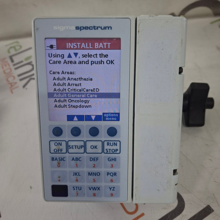 Baxter Baxter Sigma Spectrum 8.01.00 w/o Battery Infusion Pump Infusion Pump reLink Medical