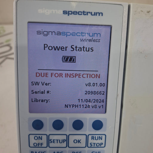 Baxter Baxter Sigma Spectrum 8.01.00 w/o Battery Infusion Pump Infusion Pump reLink Medical