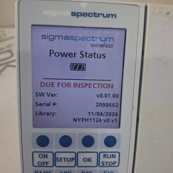 Baxter Baxter Sigma Spectrum 8.01.00 w/o Battery Infusion Pump Infusion Pump reLink Medical