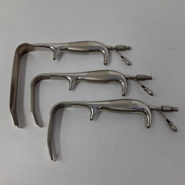 Black & Black Surgical Tebbetts Fiber-Optic Retractor Set