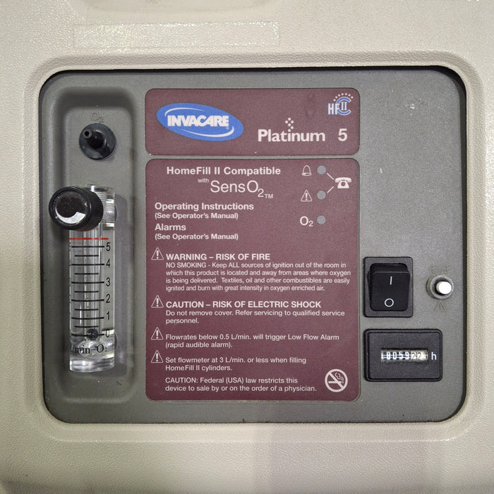 Invacare Corporation Invacare Corporation Platinum 5 Oxygen Concentrator Respiratory reLink Medical