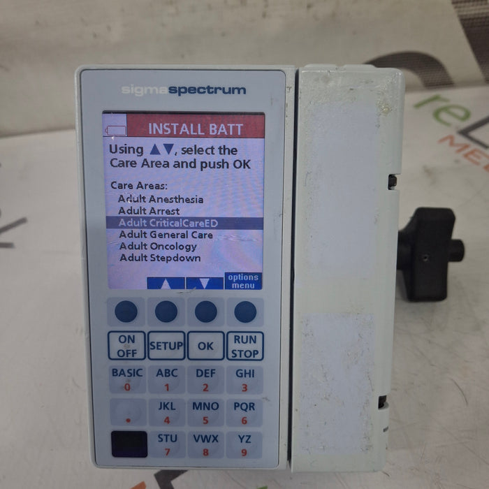 Baxter Sigma Spectrum 8.00.03 w/o Battery Infusion Pump