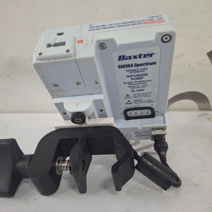 Baxter Sigma Spectrum 8.00.03 w/o Battery Infusion Pump
