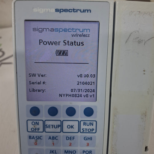 Baxter Baxter Sigma Spectrum 8.00.03 w/o Battery Infusion Pump Infusion Pump reLink Medical