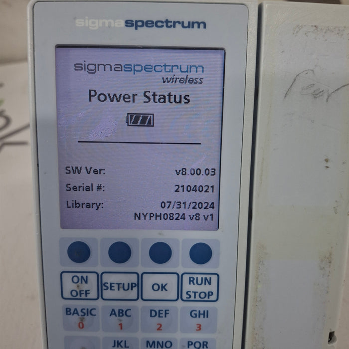 Baxter Baxter Sigma Spectrum 8.00.03 w/o Battery Infusion Pump Infusion Pump reLink Medical