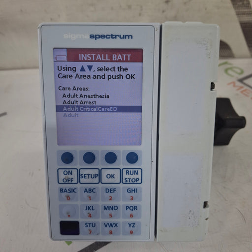 Baxter Baxter Sigma Spectrum 8.01.00 w/o Battery Infusion Pump Infusion Pump reLink Medical