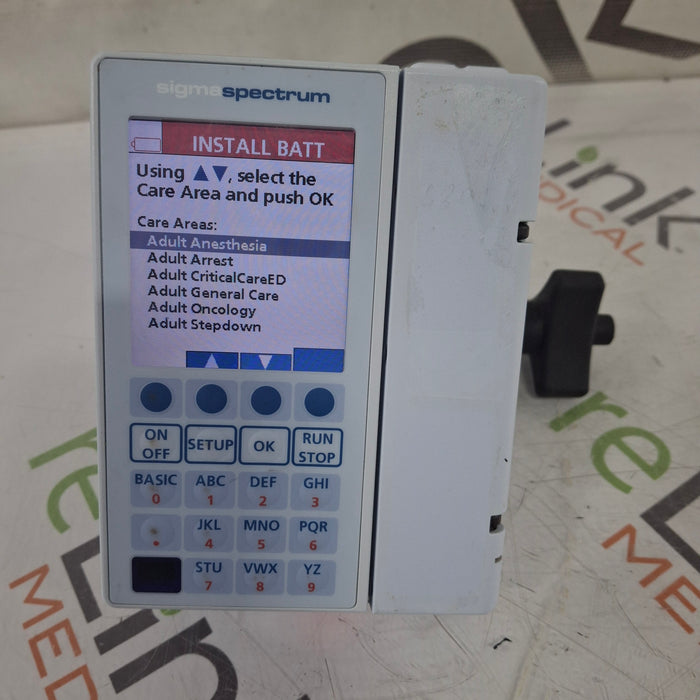 Baxter Baxter Sigma Spectrum 8.01.00 w/o Battery Infusion Pump Infusion Pump reLink Medical