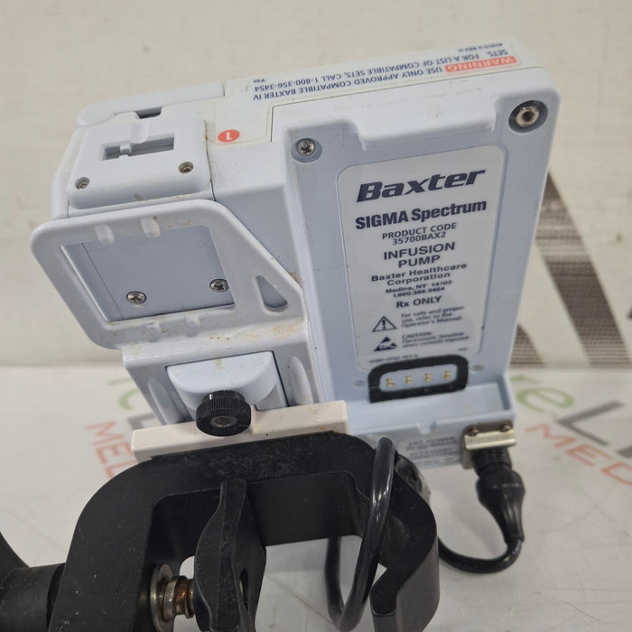 Baxter Baxter Sigma Spectrum 8.01.00 w/o Battery Infusion Pump Infusion Pump reLink Medical