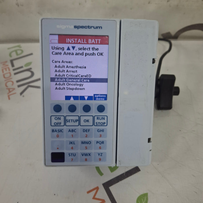 Baxter Sigma Spectrum 8.00.03 w/o Battery Infusion Pump