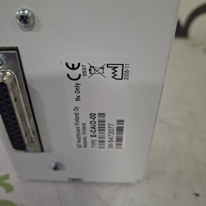 GE Healthcare GE Healthcare E-CAiO-00 Gas Exhaust Module Patient Monitors reLink Medical