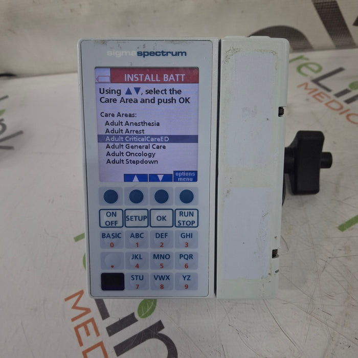 Baxter Baxter Sigma Spectrum 8.00.04 w/o Battery Infusion Pump Infusion Pump reLink Medical