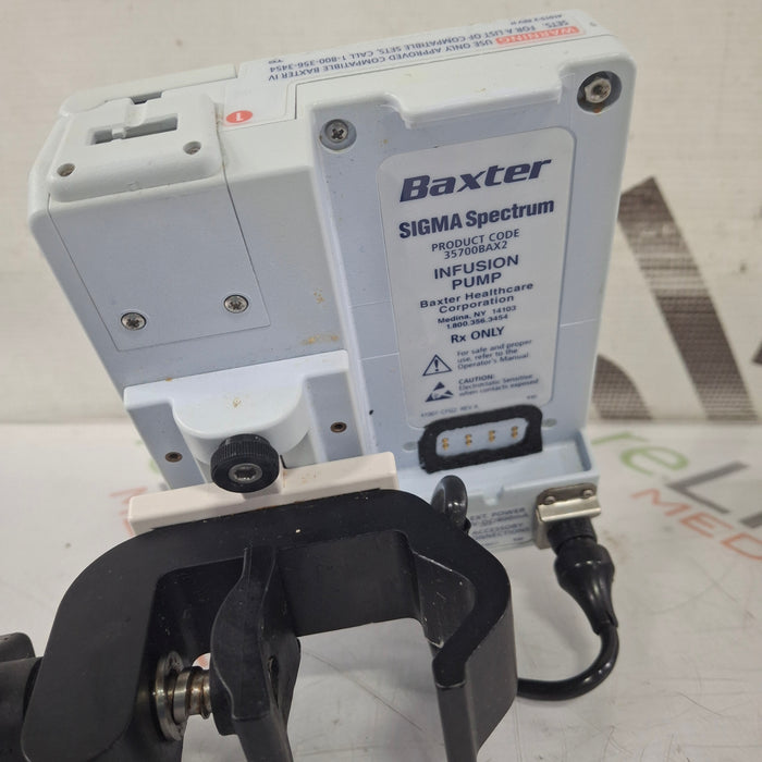 Baxter Baxter Sigma Spectrum 8.00.04 w/o Battery Infusion Pump Infusion Pump reLink Medical