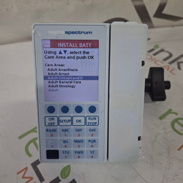 Baxter Sigma Spectrum 8.00.05 w/o Battery Infusion Pump