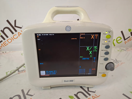 GE Healthcare GE Healthcare Dash 3000 - Masimo SpO2 Patient Monitor Patient Monitors reLink Medical