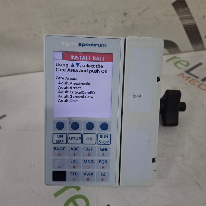 Baxter Baxter Sigma Spectrum 8.00.04 w/o Battery Infusion Pump Infusion Pump reLink Medical
