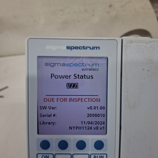 Baxter Baxter Sigma Spectrum 8.01.00 w/o Battery Infusion Pump Infusion Pump reLink Medical