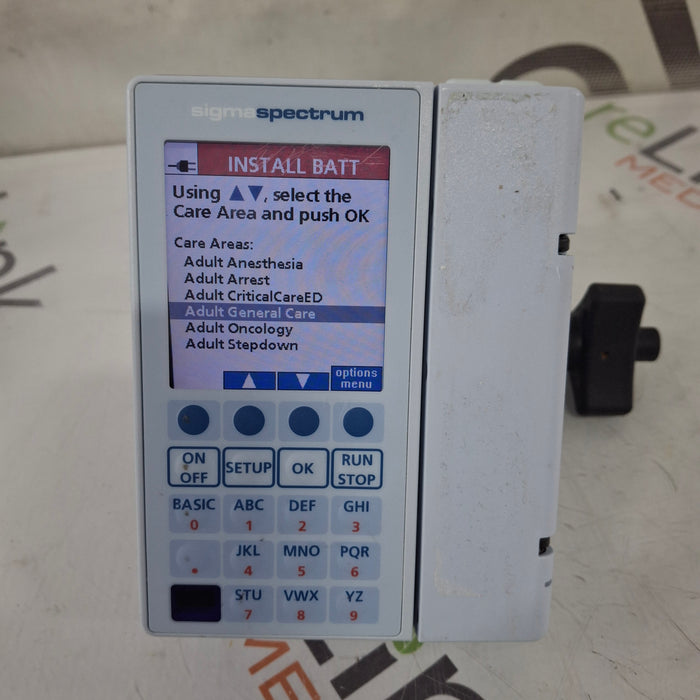 Baxter Baxter Sigma Spectrum 8.01.00 w/o Battery Infusion Pump Infusion Pump reLink Medical
