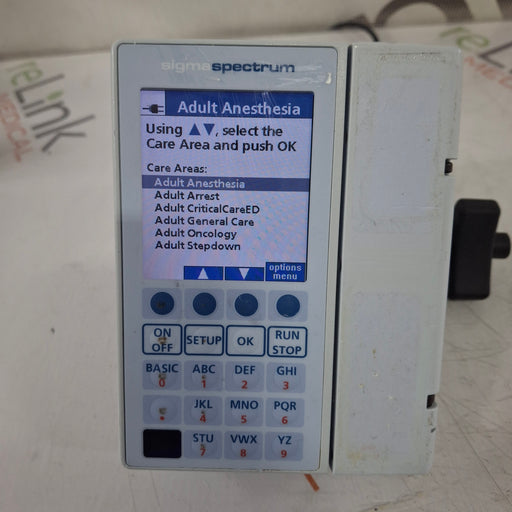 Baxter Baxter Sigma Spectrum 8.00.03 w/o Battery Infusion Pump Infusion Pump reLink Medical