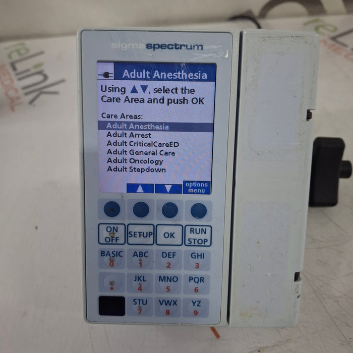 Baxter Baxter Sigma Spectrum 8.00.03 w/o Battery Infusion Pump Infusion Pump reLink Medical