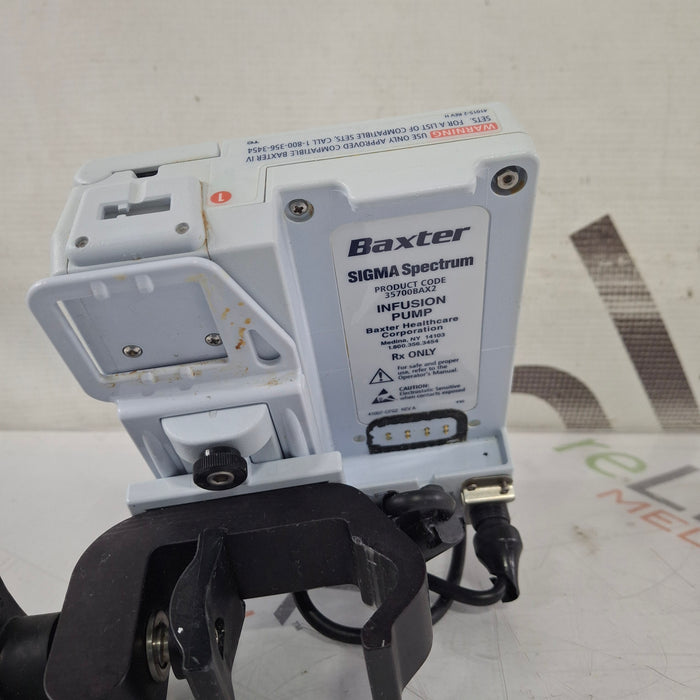 Baxter Baxter Sigma Spectrum 8.00.03 w/o Battery Infusion Pump Infusion Pump reLink Medical