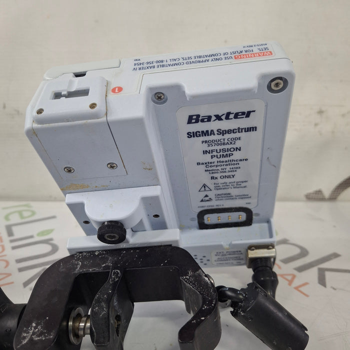 Baxter Baxter Sigma Spectrum 8.00.05 w/o Battery Infusion Pump Infusion Pump reLink Medical