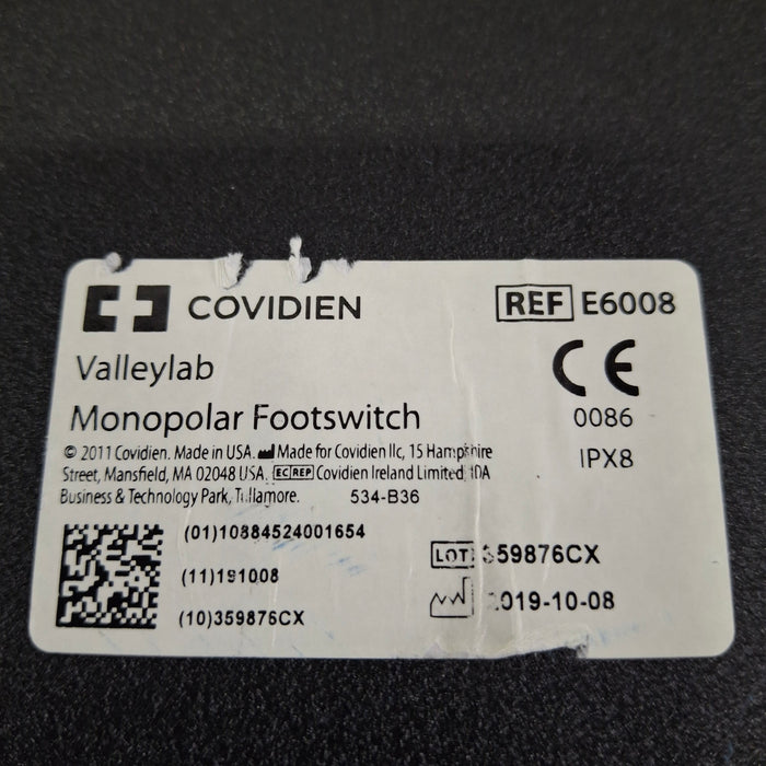 Valleylab Valleylab E6008 Monopolar Electrosurgical Footswitch Electrosurgical Units reLink Medical