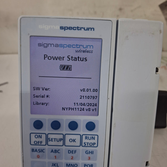 Baxter Baxter Sigma Spectrum 8.01.00 w/o Battery Infusion Pump Infusion Pump reLink Medical