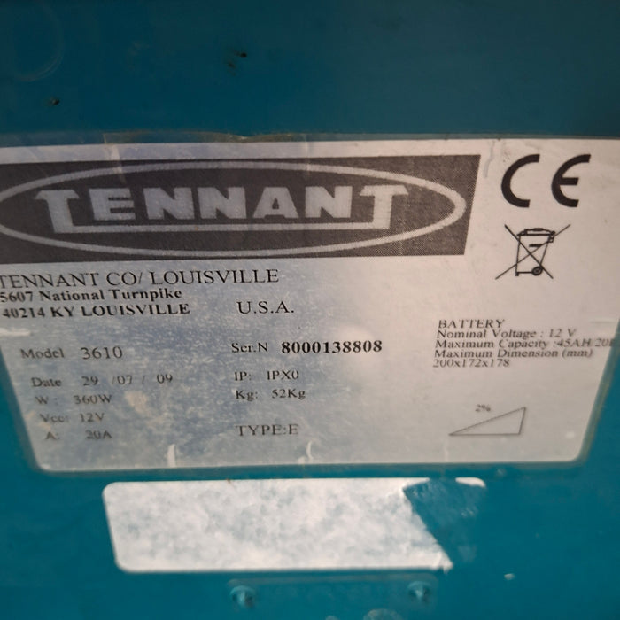 Tennant Co. 3610 Floor Sweeper