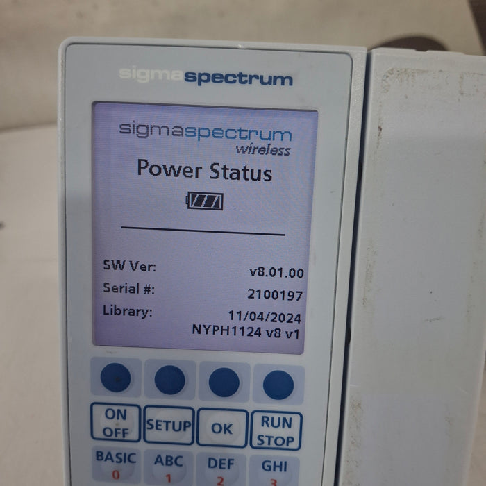 Baxter Baxter Sigma Spectrum 8.01.00 w/o Battery Infusion Pump Infusion Pump reLink Medical