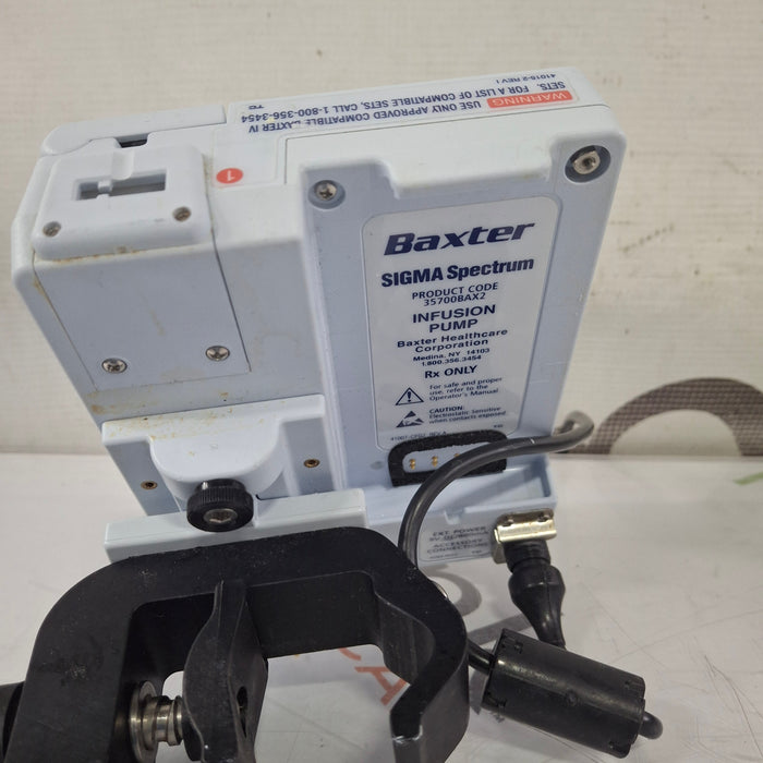 Baxter Baxter Sigma Spectrum 8.01.00 w/o Battery Infusion Pump Infusion Pump reLink Medical