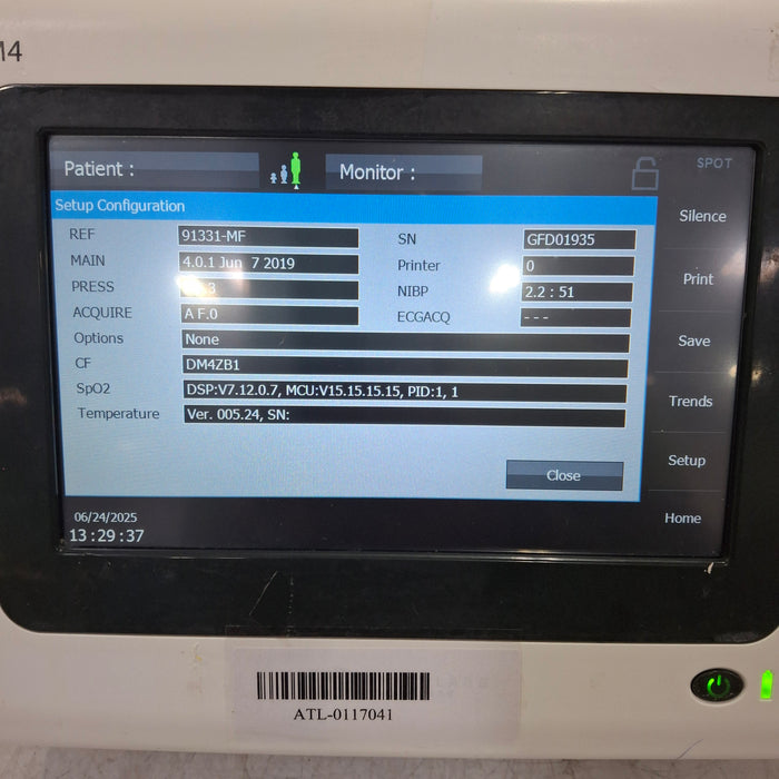 Spacelabs Healthcare DM4 Dual Mode Monitor