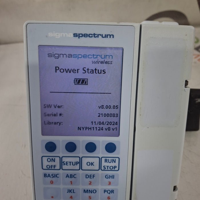 Baxter Baxter Sigma Spectrum 8.00.05 w/o Battery Infusion Pump Infusion Pump reLink Medical