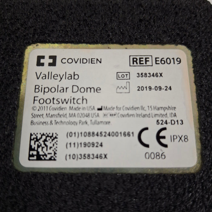 Valleylab Valleylab E6019 Footswitch Electrosurgical Units reLink Medical