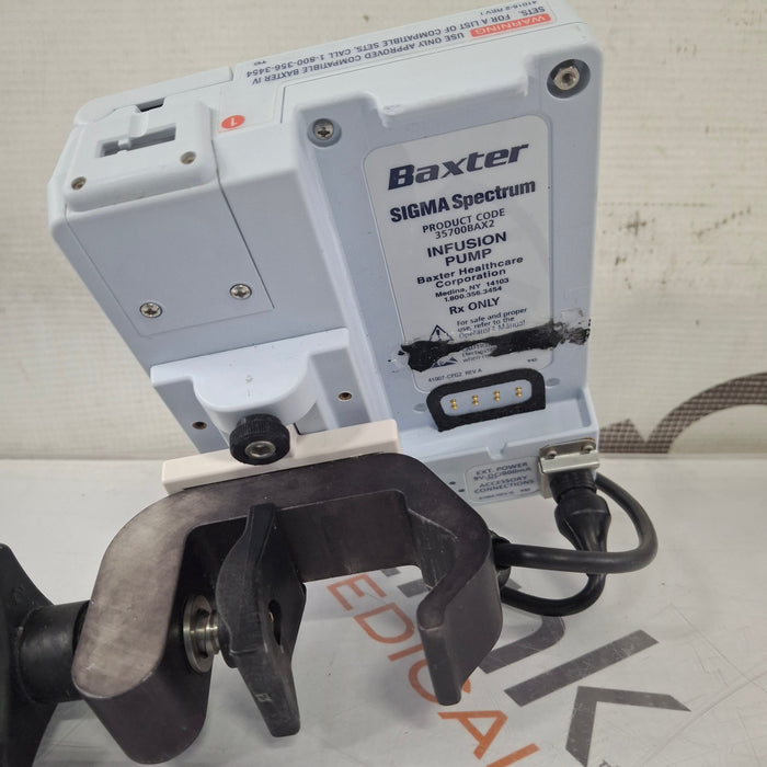 Baxter Sigma Spectrum 8.00.04 w/o Battery Infusion Pump