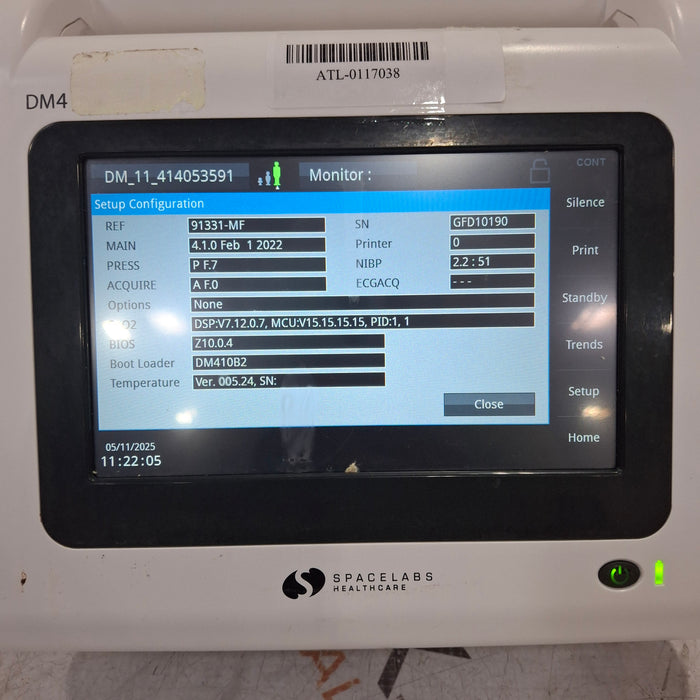 Spacelabs Healthcare DM4 Dual Mode Monitor
