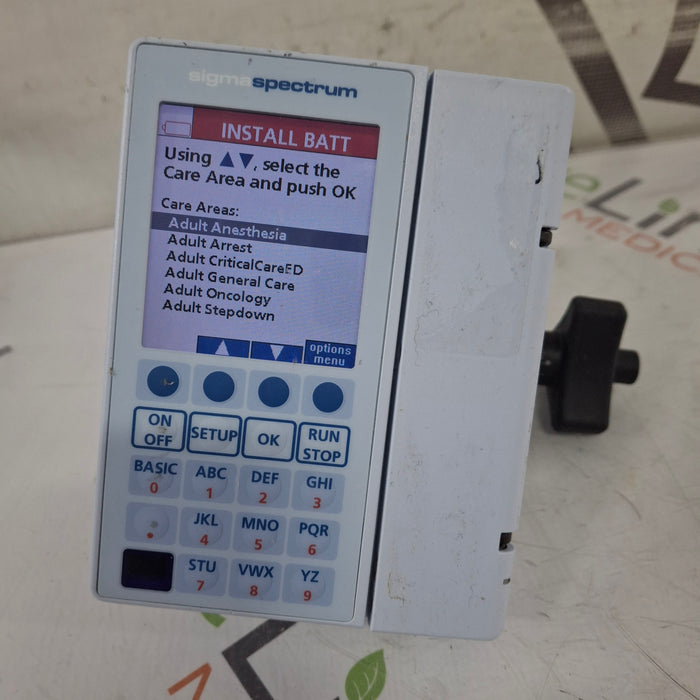 Baxter Sigma Spectrum 8.01.00 w/o Battery Infusion Pump