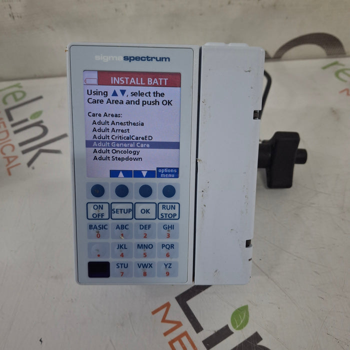 Baxter Sigma Spectrum 8.01.00 w/o Battery Infusion Pump